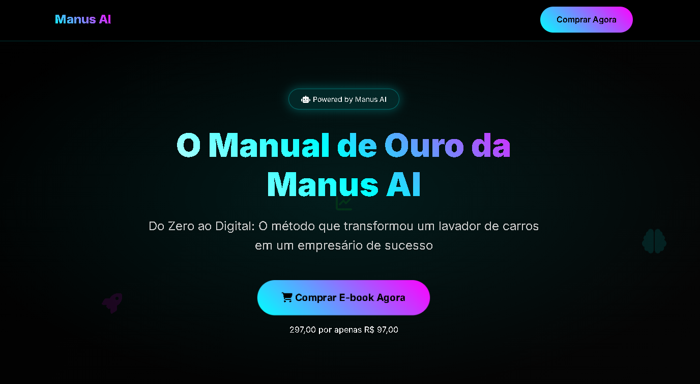 Modelo de landing page de conversão desenvolvida pela LS Agência