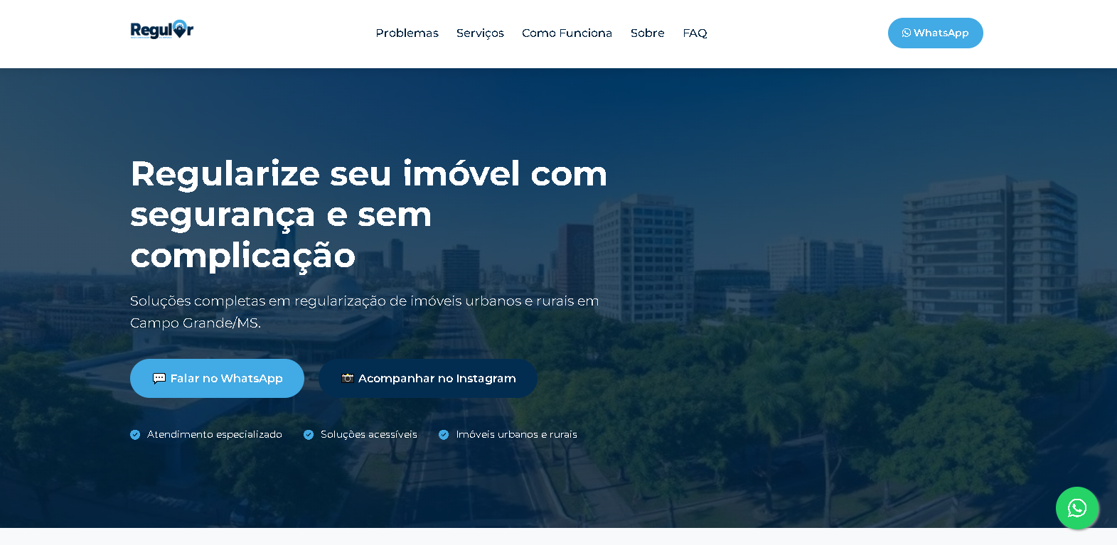 Modelo de site para profissional liberal pela LS Agência